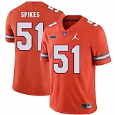 Florida Gators 51 Brandon Spikes Orange College Football Jersey Dzhi,baseball caps,new era cap wholesale,wholesale hats